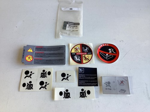Kit adesivi airbag renault - airbag,